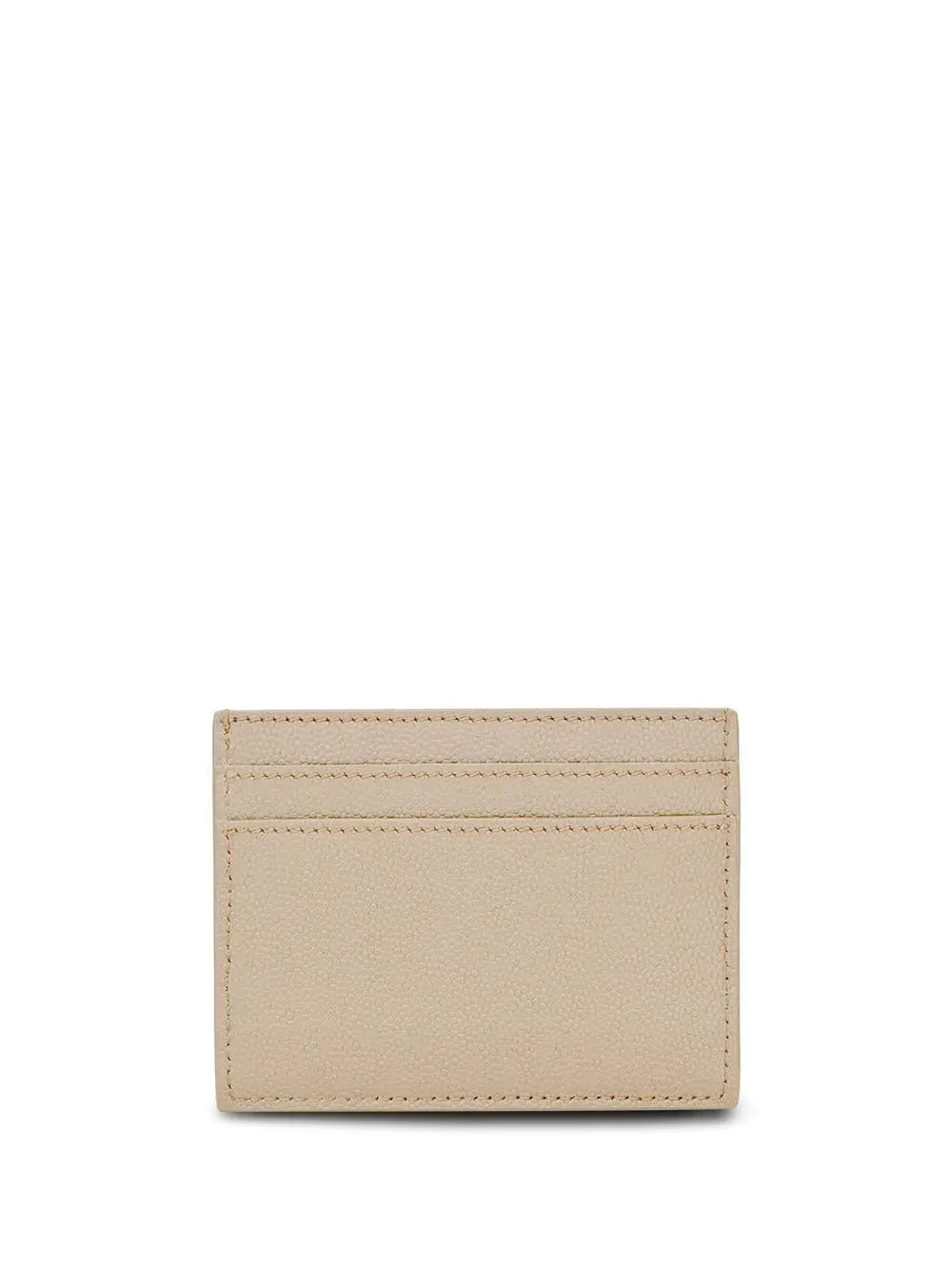LOGO-PRINT LEATHER CARD HOLDER SAINT LAURENT