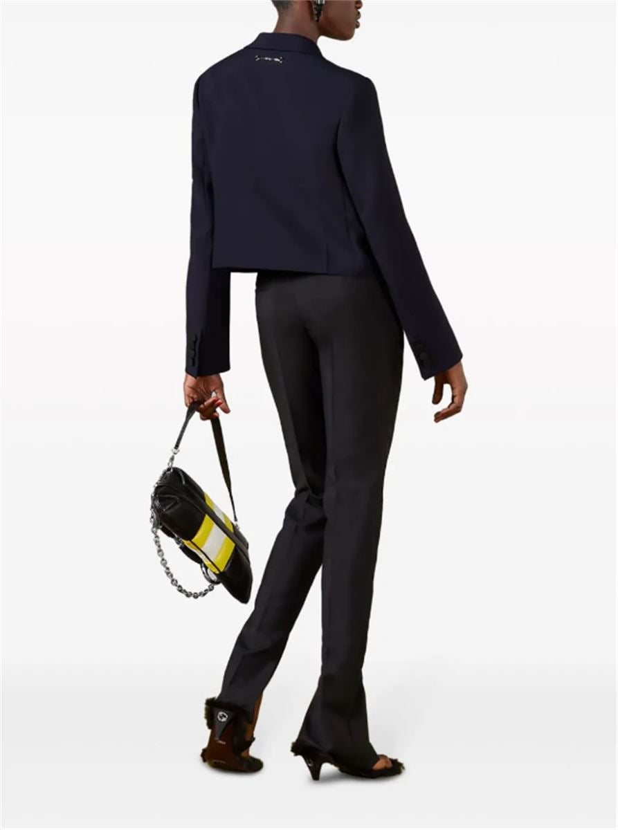 HORSEBIT WOOL TAILORED TROUSERS GUCCI