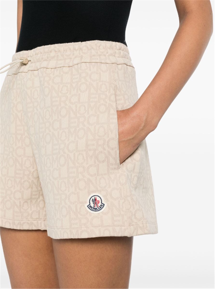MONOGRAM JACQUARD SHORTS MONCLER