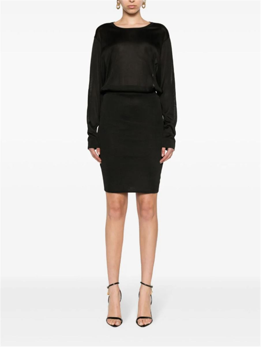 OPEN-BACK KNITTED DRESS SAINT LAURENT