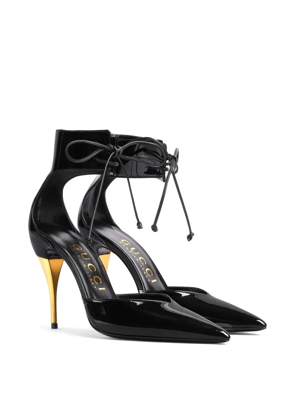 PATENT-FINISH POINTED PUMPS-GUCCI-Verso