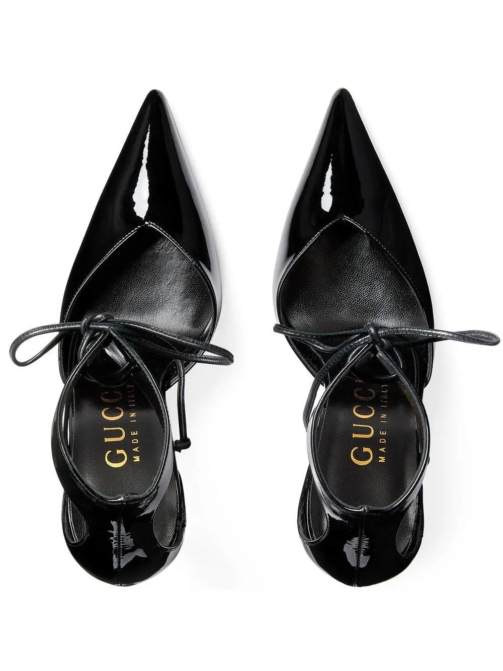 PATENT-FINISH POINTED PUMPS-GUCCI-Verso