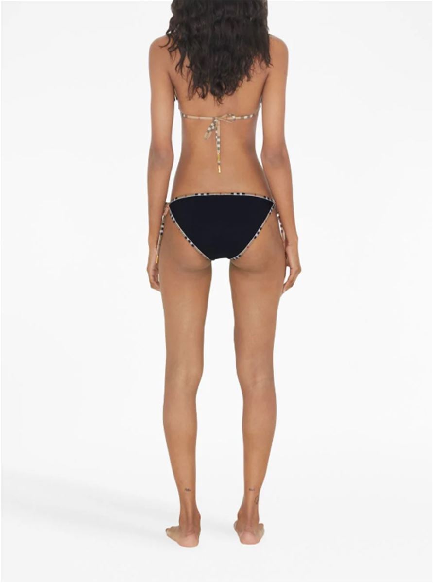 VINTAGE CHECK-TRIM TRIANGLE BIKINI BURBERRY