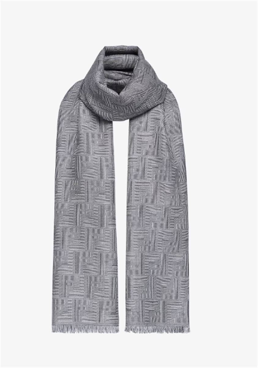 WOOL AND SILK SCARF FENDI