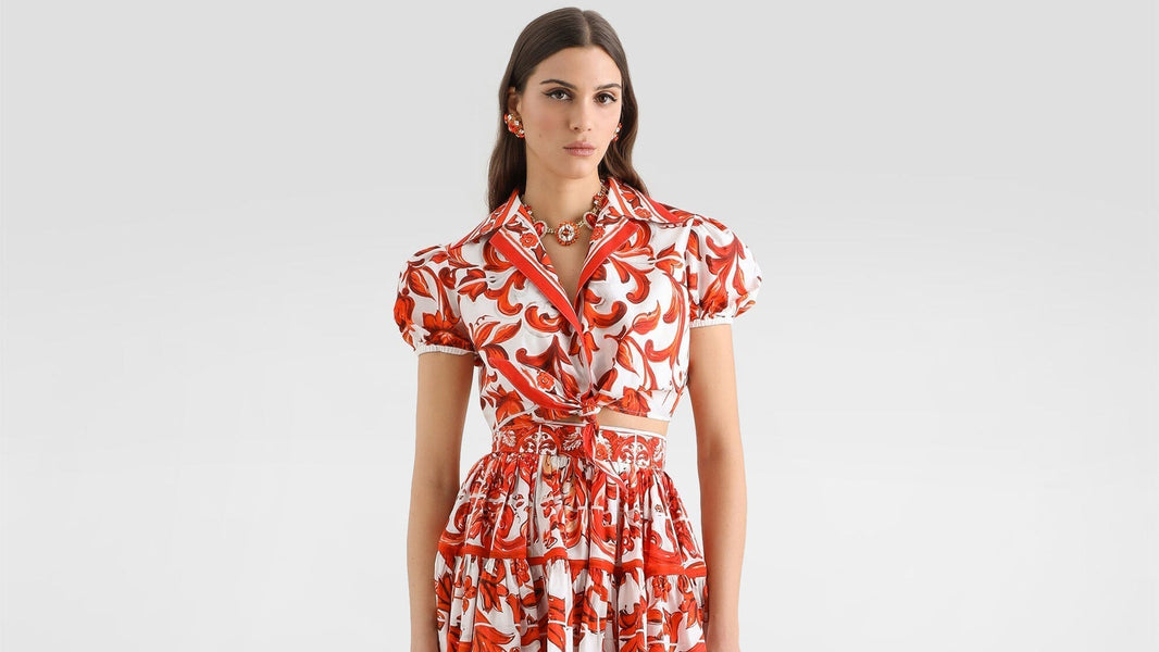 Dolce&Gabbana's Iconic Sicilian Print Returns for FW26