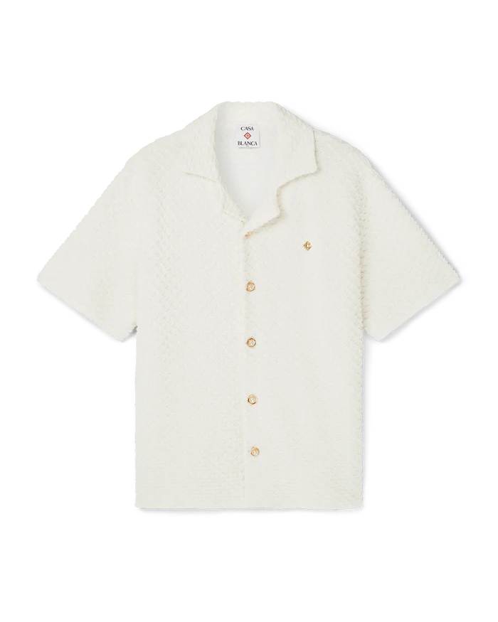 TEXTURED KNITTED SHIRT -  CASABLANCA -  Verso
