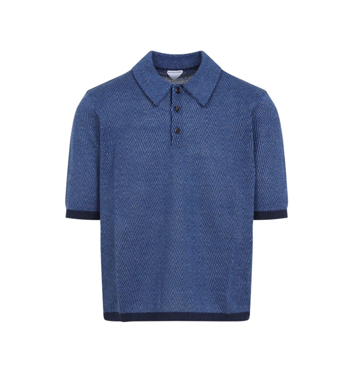 LINEN-COTTON T-SHIRT - BOTTEGA VENETA - Verso
