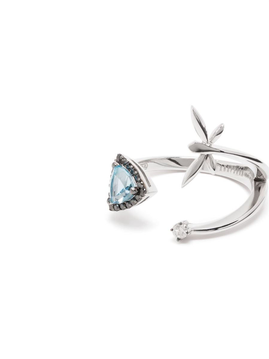 18KT WHITE GOLD RING - ANAPSARA - Verso
