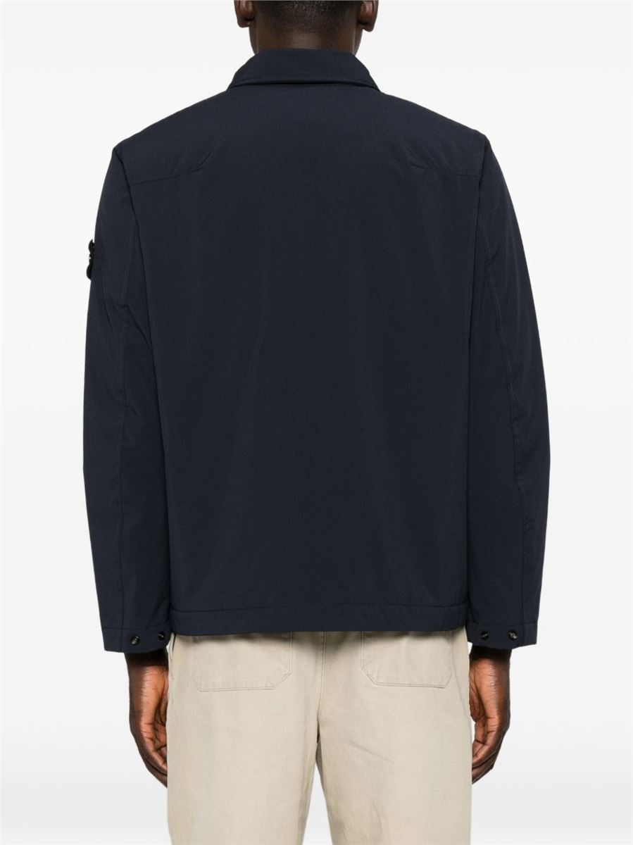 Padded coach jacket with wind- and water-resistant membrane-STONE ISLAND-Verso
