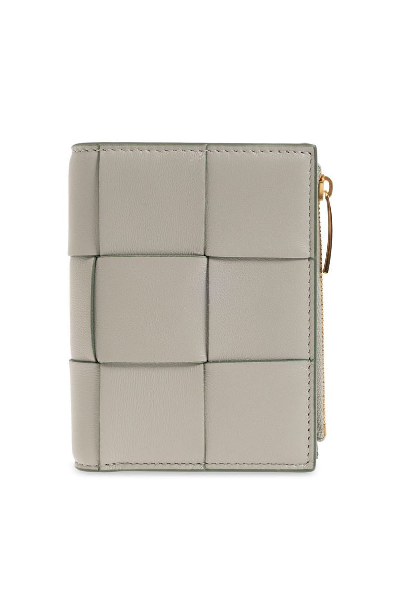 BOTTEGA VENETA INTRECCIATO ZIPPED WALLET -  BOTTEGA VENETA -  Verso