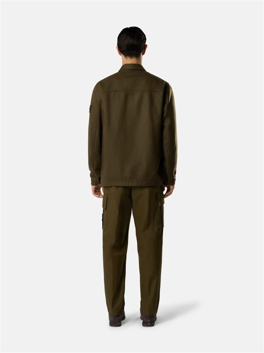 Regular-fit overshirt with chest pocket