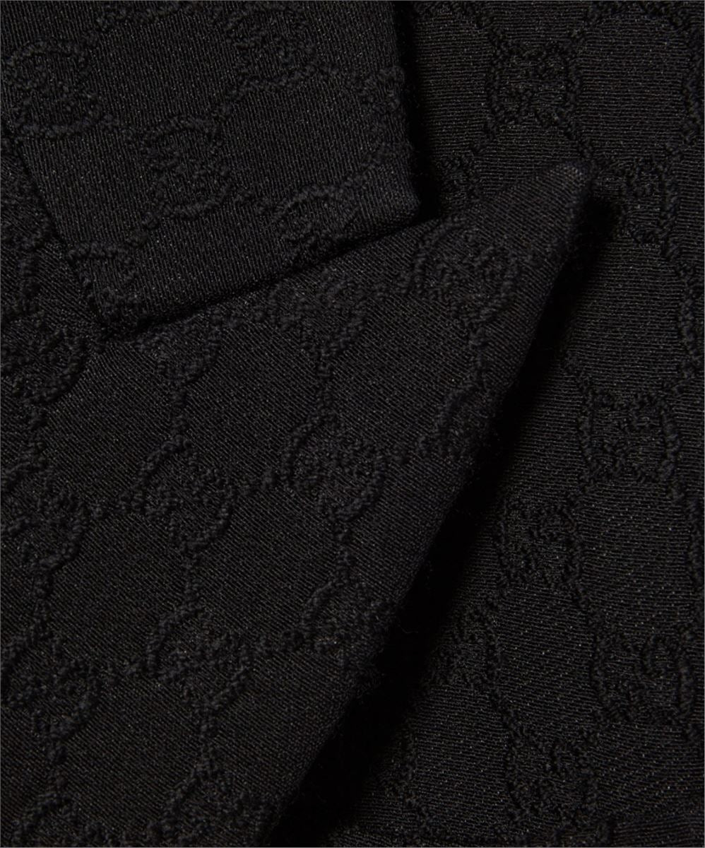 SILK WOOL CRÊPE DOUBLE-BREASTED COAT - GUCCI - Verso