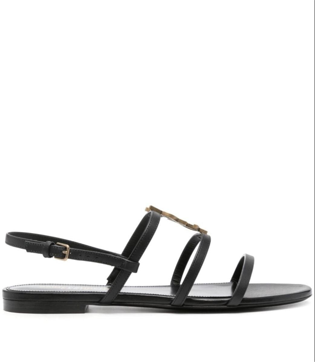 CASSANDRE-PLAQUE LOW SANDALS - SAINT LAURENT - Verso