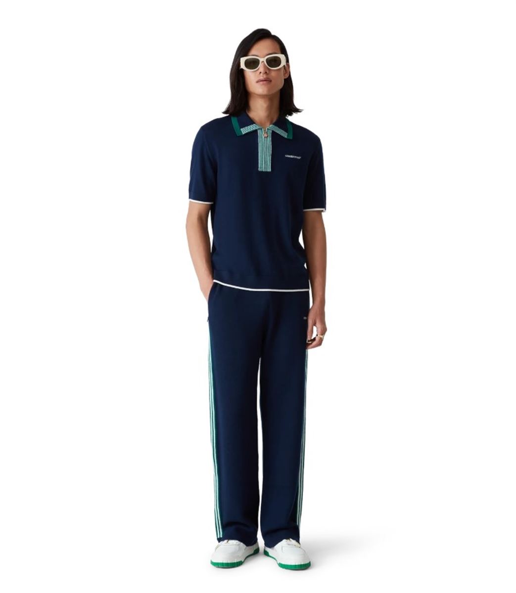 KNIT TENNIS POLO SHIRT -  CASABLANCA -  Verso