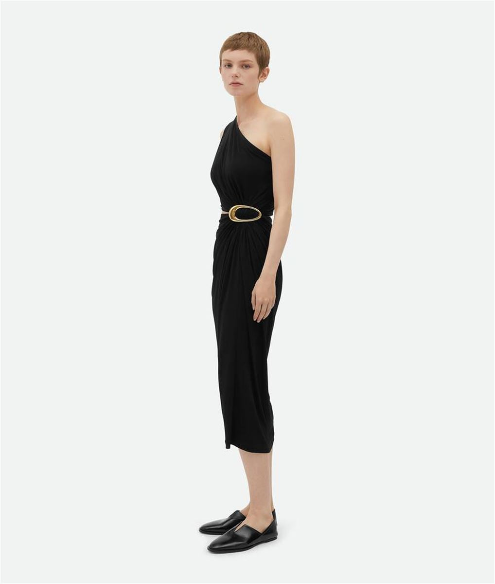 CREPE VISCOSE JERSEY DRESS