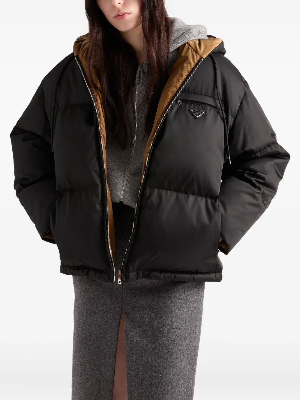 Hooded puffer jacket