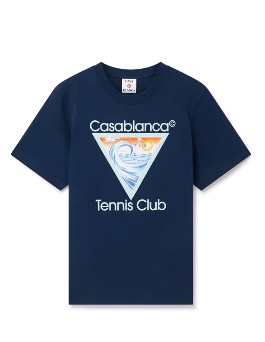 TENNIS CLUB ICON T-SHIRT -  CASABLANCA -  Verso