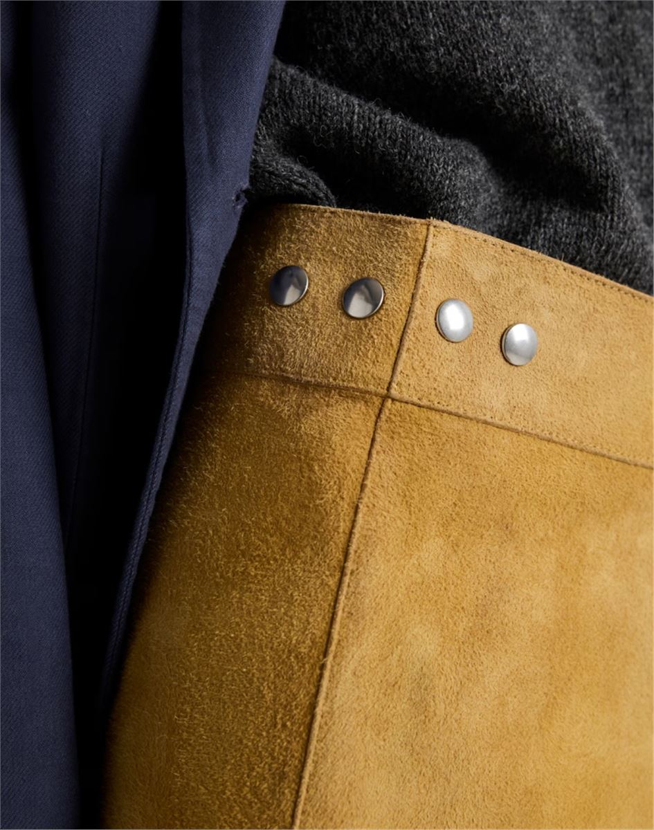 SUEDE MINISKIRT - PRADA - Verso