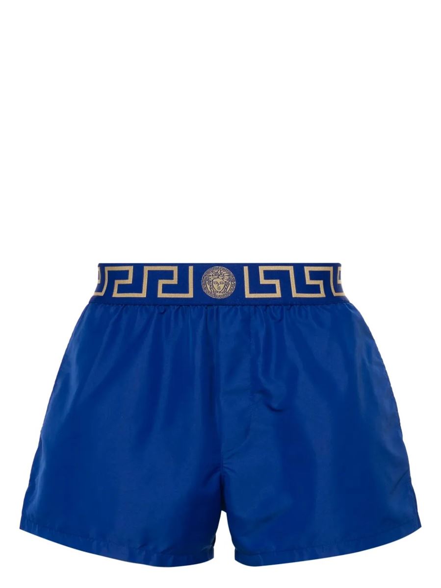 Greca border swim shorts-VERSACE-Verso