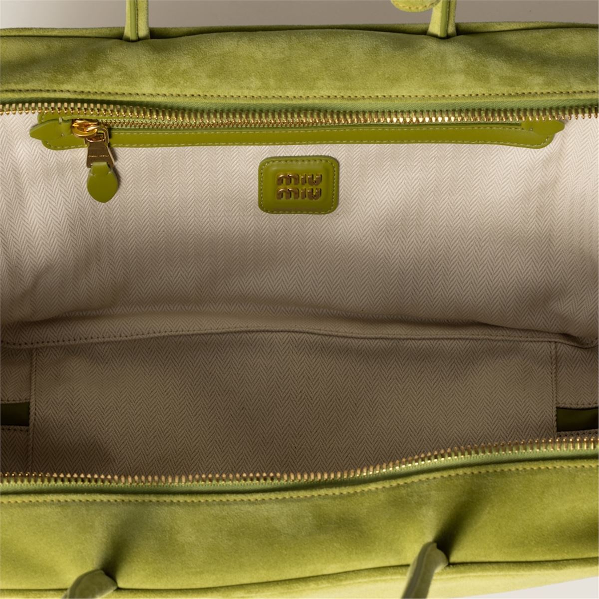 SUEDE BEAU BAG -  MIU MIU -  Verso