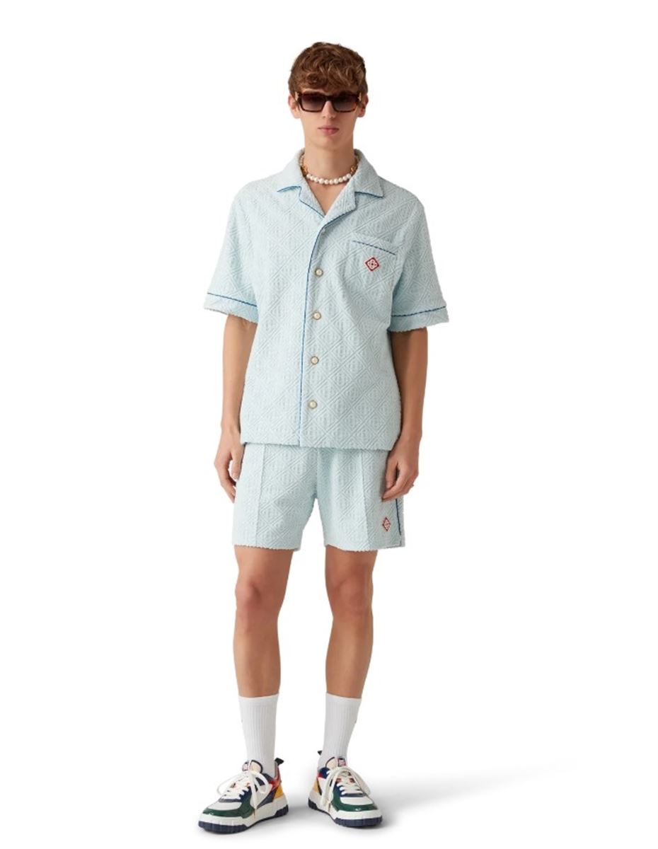 MONOGRAM TOWELLING SHIRT -  CASABLANCA -  Verso