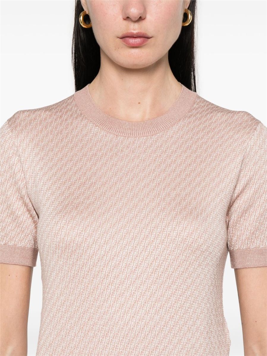FF SILK AND WOOL JUMPER -  FENDI - Verso