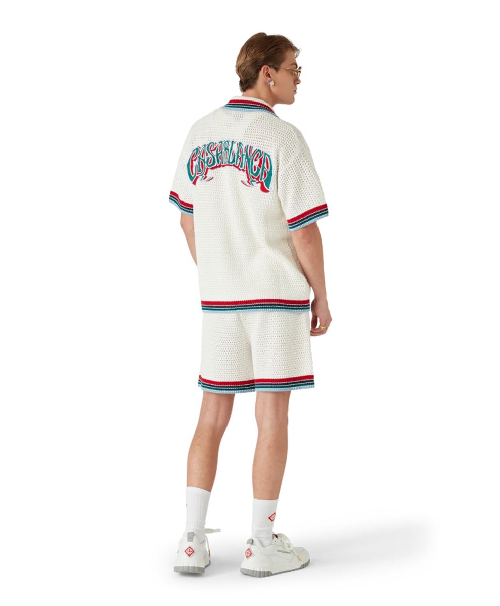 CROCHET SPORTY SHORTS - CASABLANCA - Verso