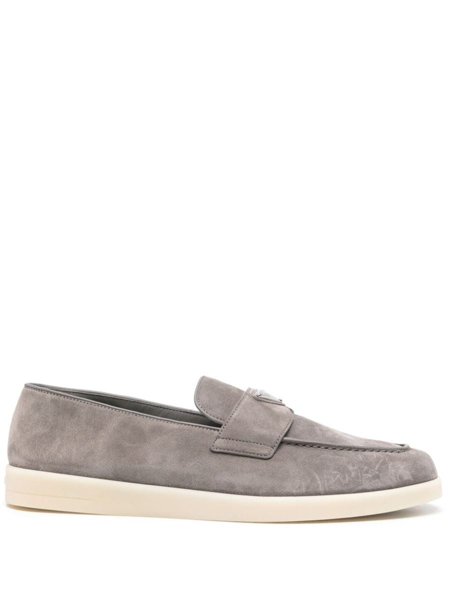 SUEDE LOAFERS PRADA