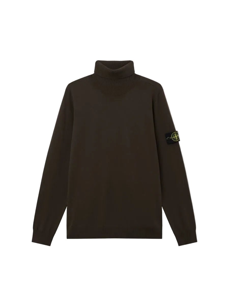 Regular-fit turtleneck jumper