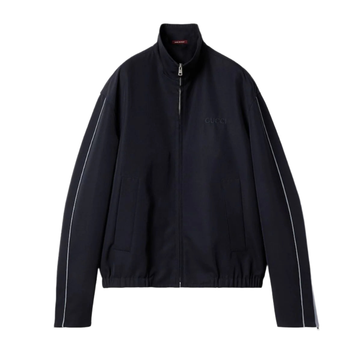 EMBROIDERED WOOL TWILL JACKET -  GUCCI -  Verso