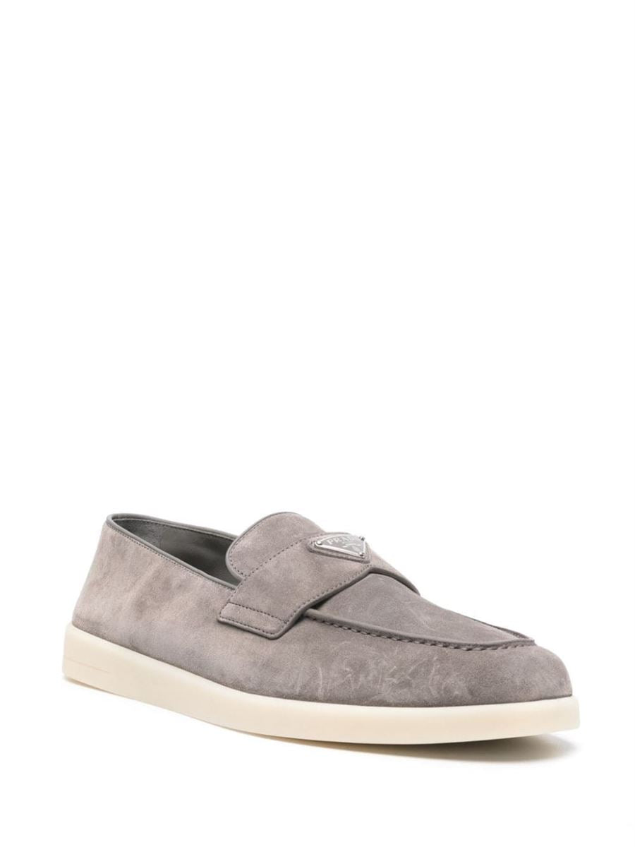 SUEDE LOAFERS PRADA
