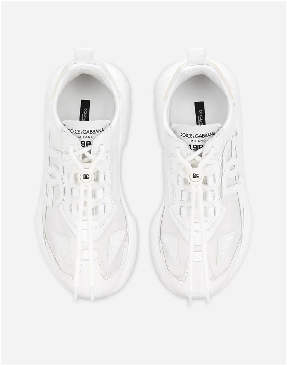 MIXED-MATERIALS DAYMASTER SNEAKERS -  DOLCE & GABBANA -  Verso