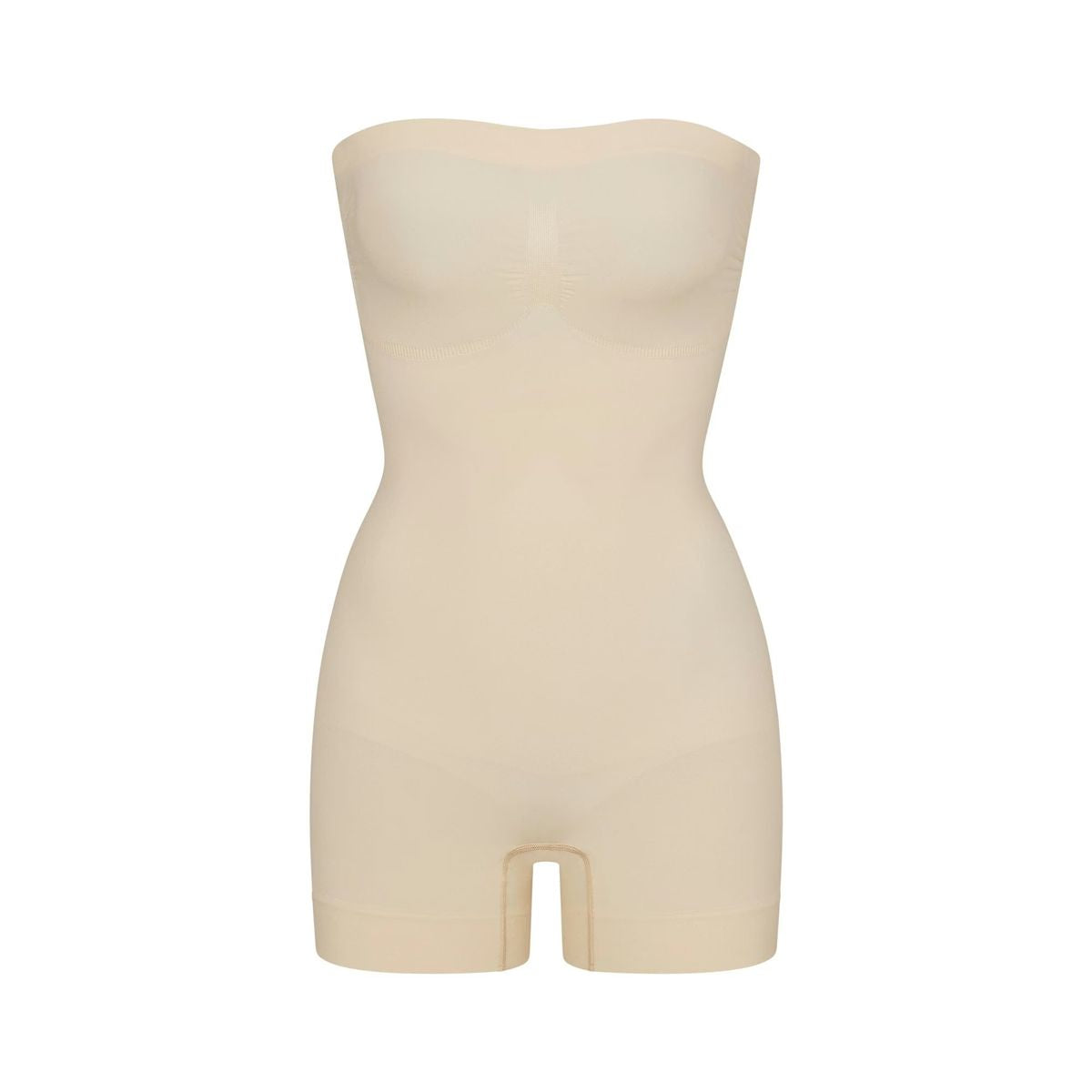 Seamless Sculpt Strapless Shortie Bodysuit-SKIMS-312827-XXS-Verso