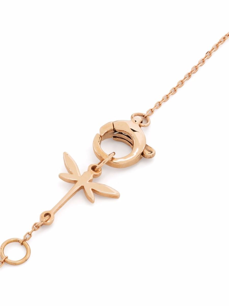 18KT ROSE GOLD EARRINGS AND NECKLACE - ANAPSARA - Verso