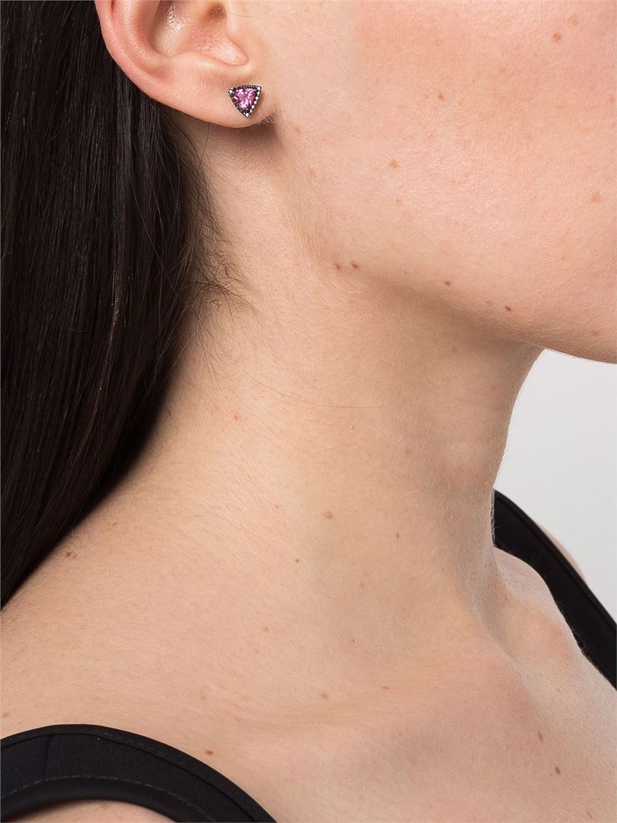 18KT ROSE GOLD EARRINGS AND NECKLACE - ANAPSARA - Verso