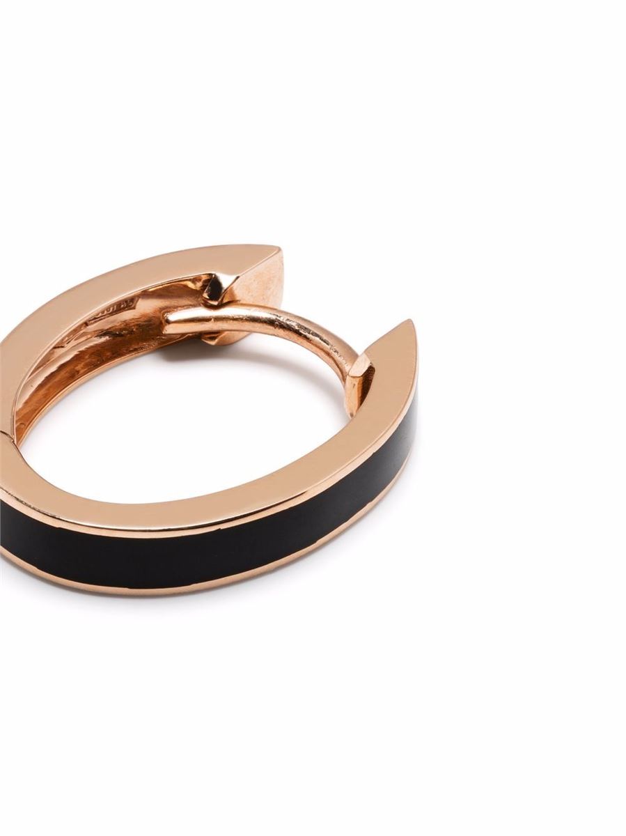 18KT ROSE GOLD HOOP EARRINGS - ANAPSARA - Verso