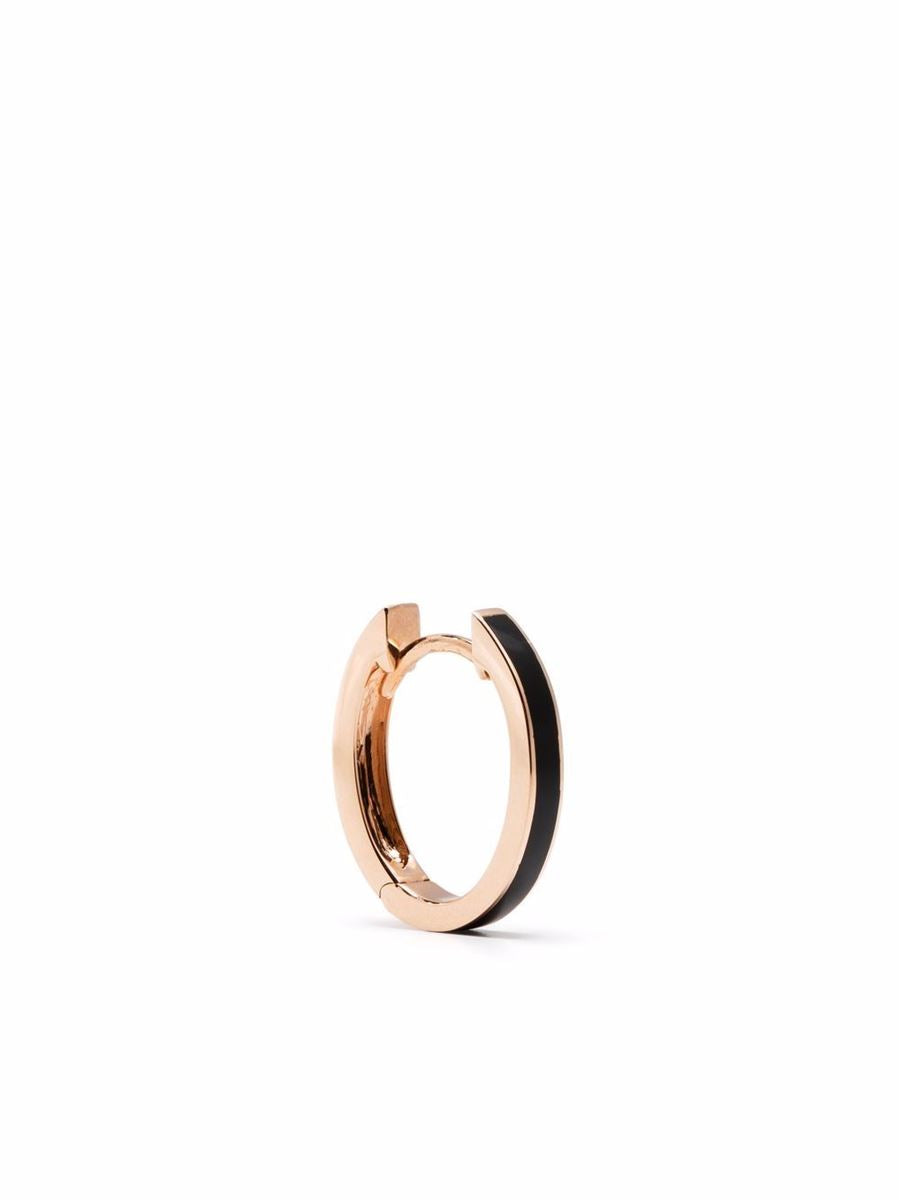 18KT ROSE GOLD HOOP EARRINGS - ANAPSARA - Verso
