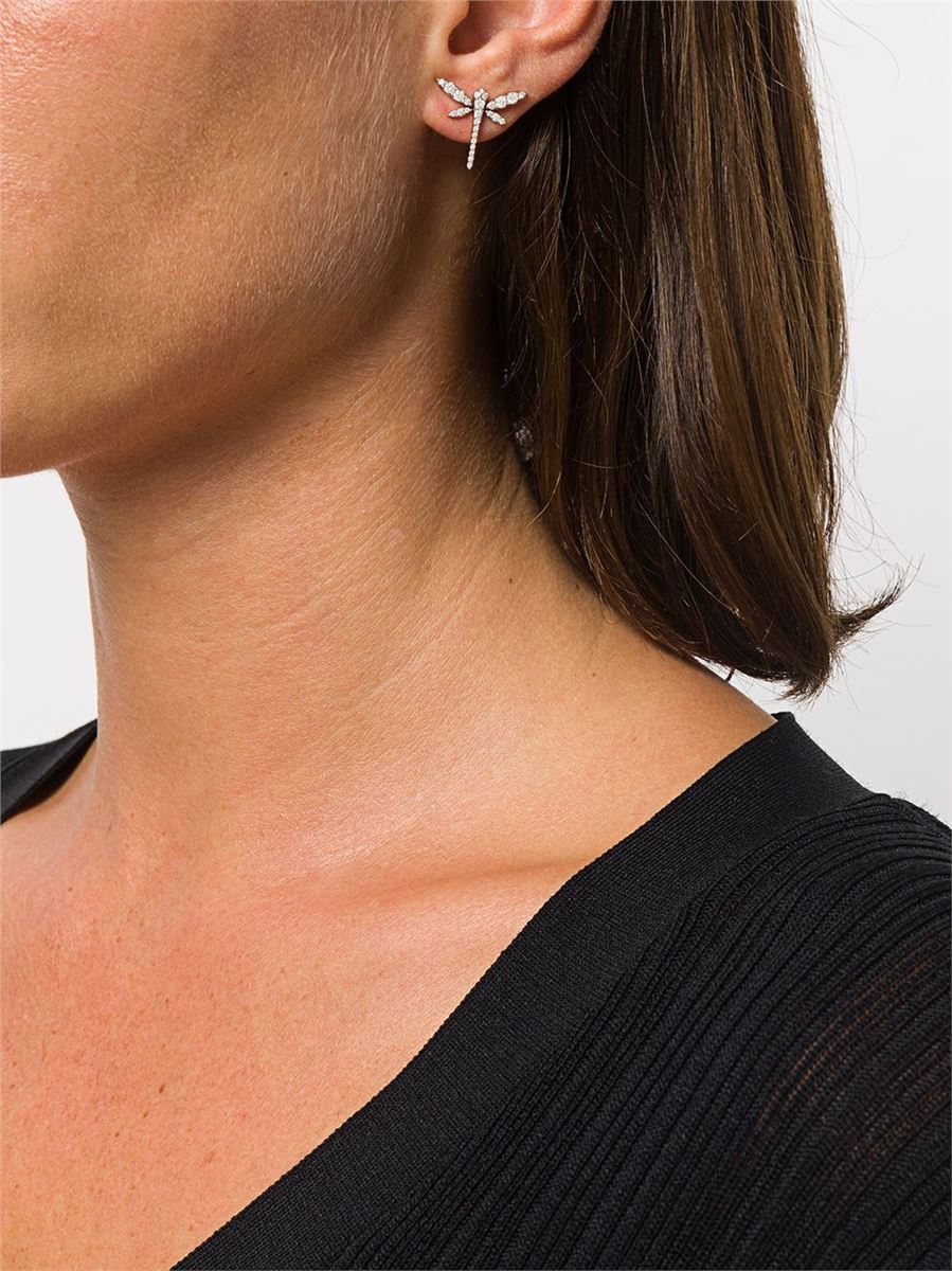 18KT YELLOW GOLD EARRINGS - ANAPSARA - Verso