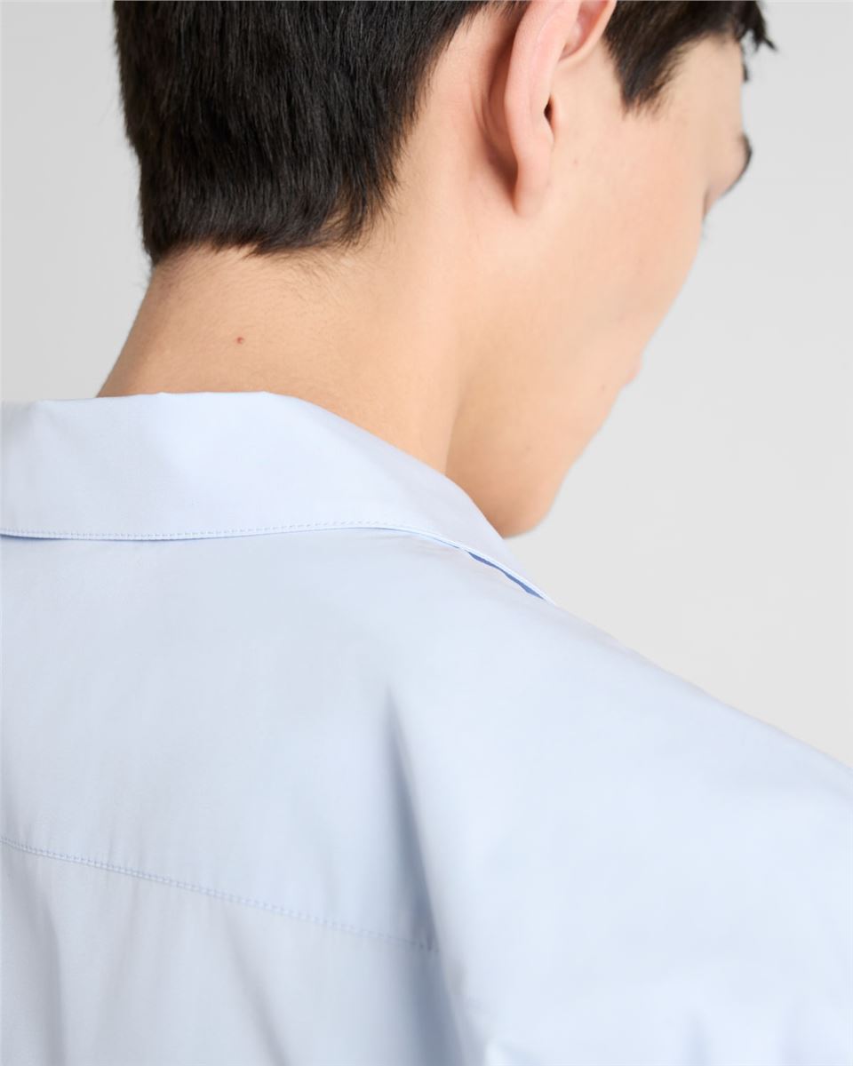 COTTON ZIPPER SHIRT - PRADA - Verso