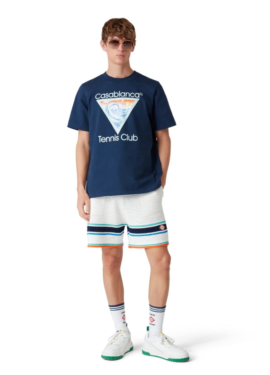 TENNIS CLUB ICON T-SHIRT -  CASABLANCA -  Verso