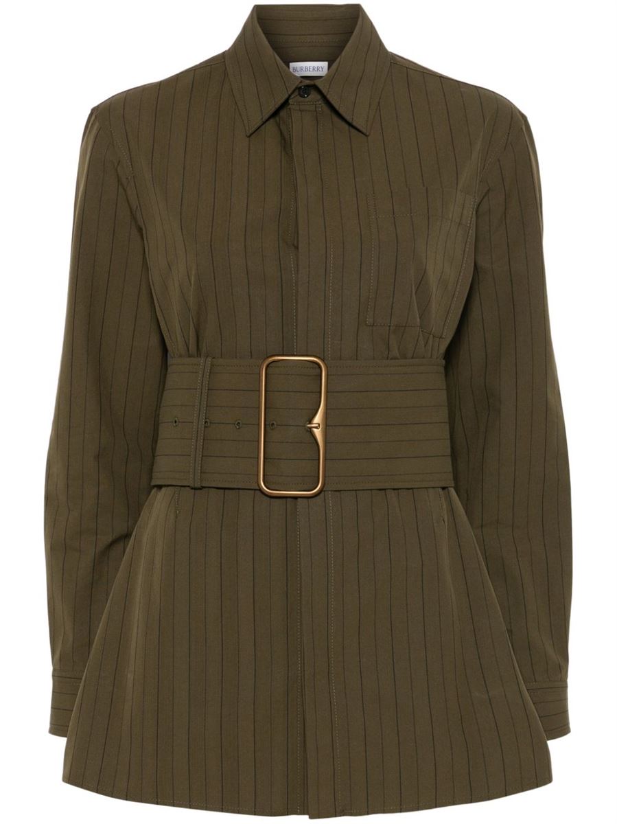 PINSTRIPED SHIRT -  BURBERRY -  Verso