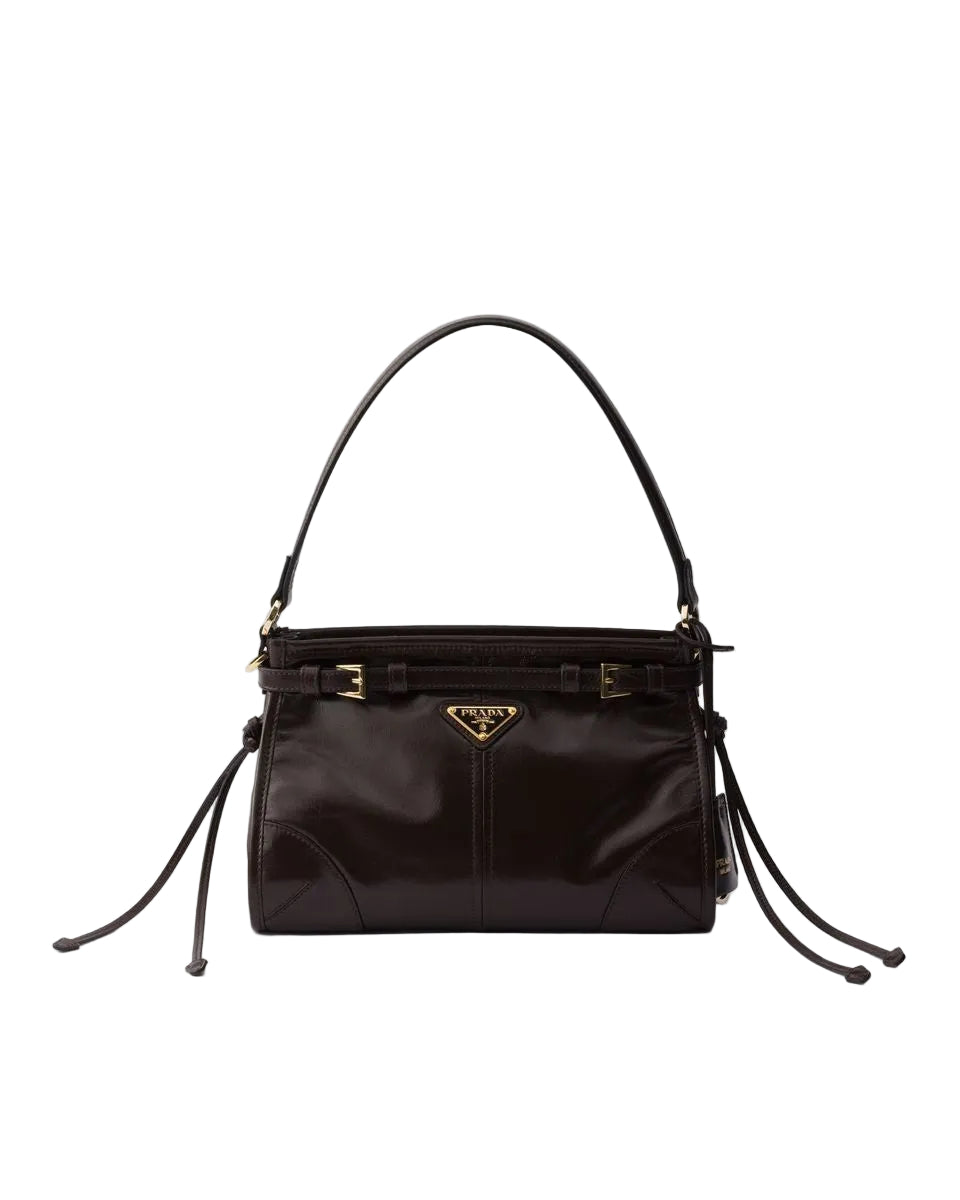 Prada bonnie small leather handbag