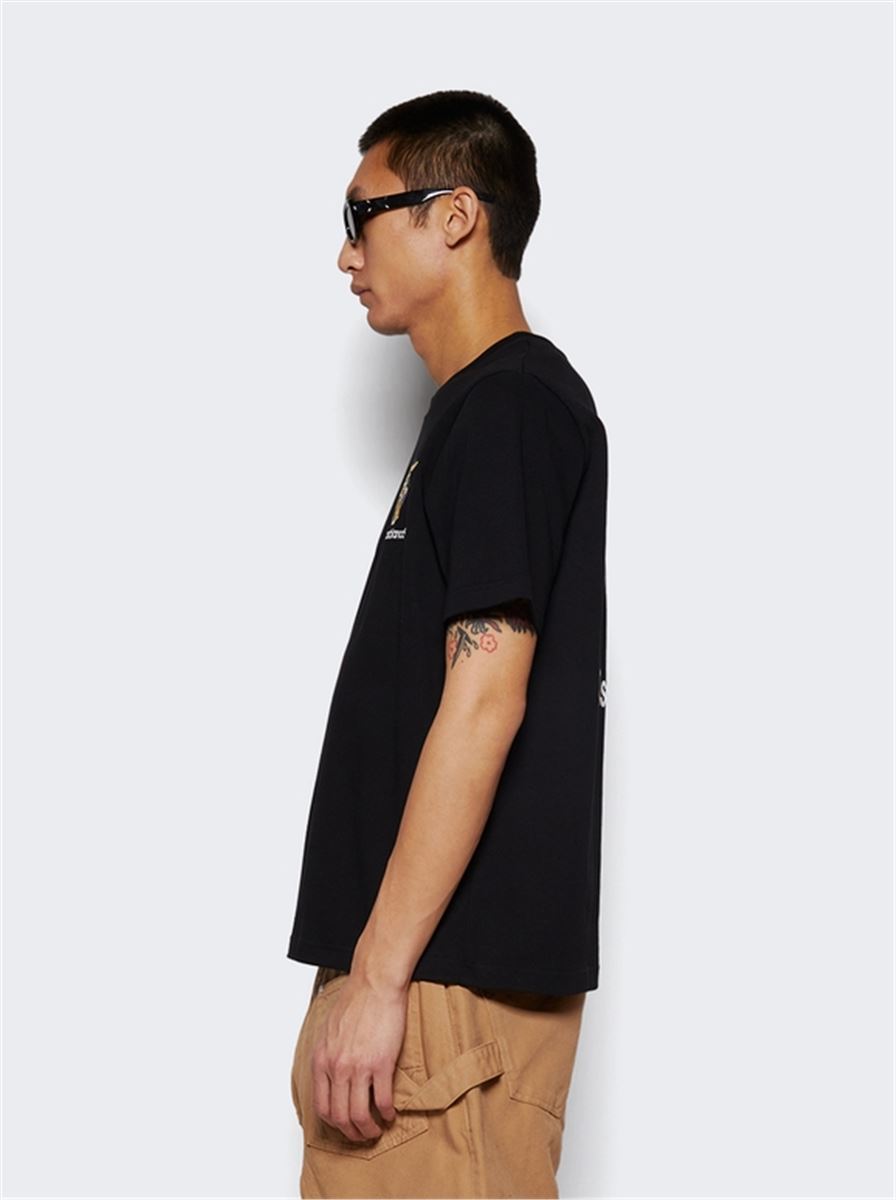 DIAMOND COLUMN PRINTED TEE BLACK -  CASABLANCA -  Verso