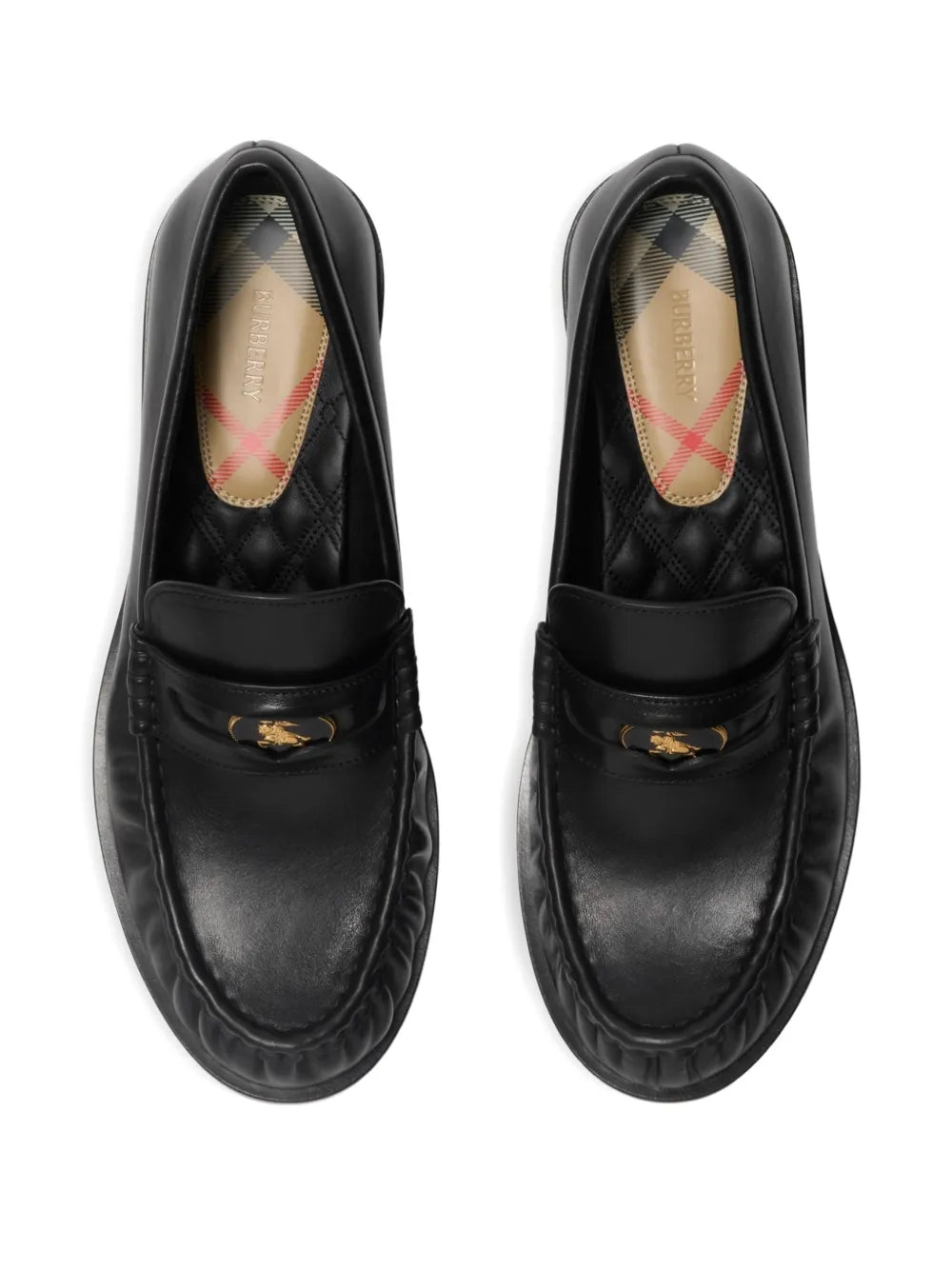 Leather loafers