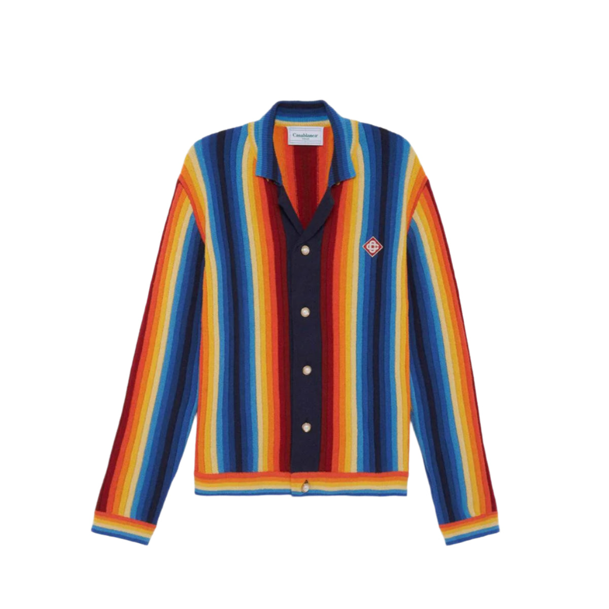 GRADIENT EFFECT TOWEL JACKET - MULTI -  CASABLANCA -  Verso