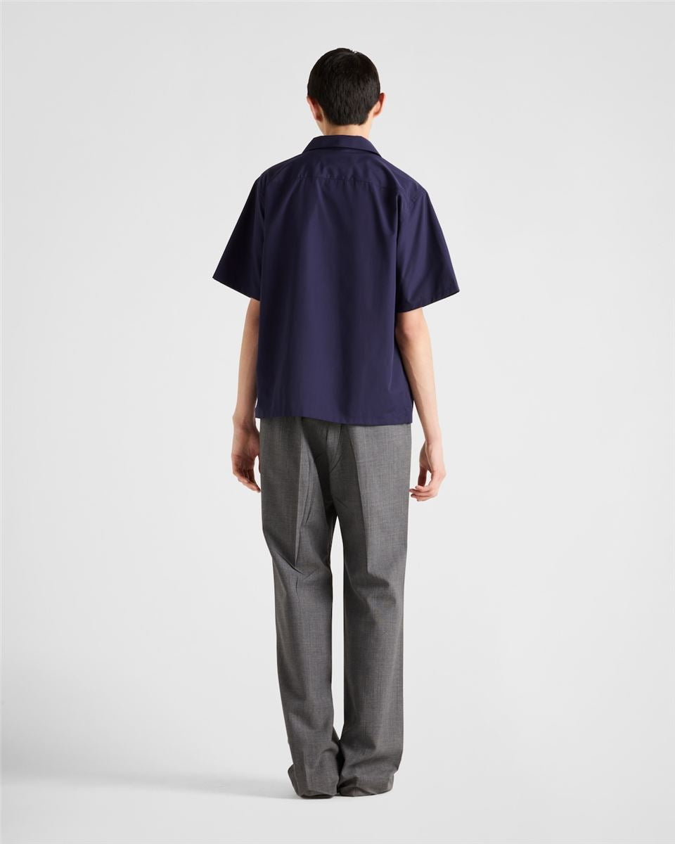 COTTON BOWLING SHIRT - PRADA - Verso