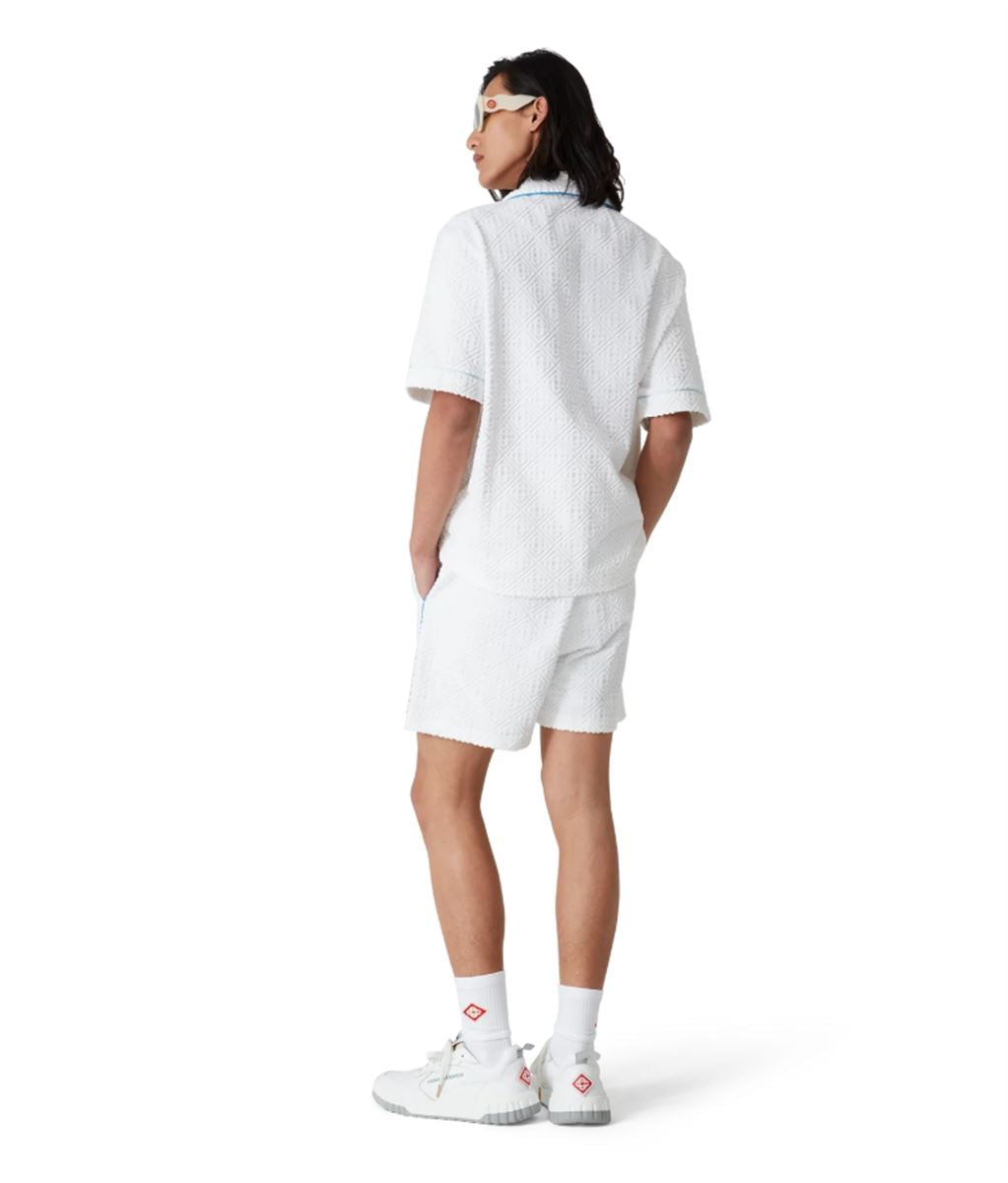 TENNIS STRIPE TOWELLING SHIRT - CASABLANCA - Verso