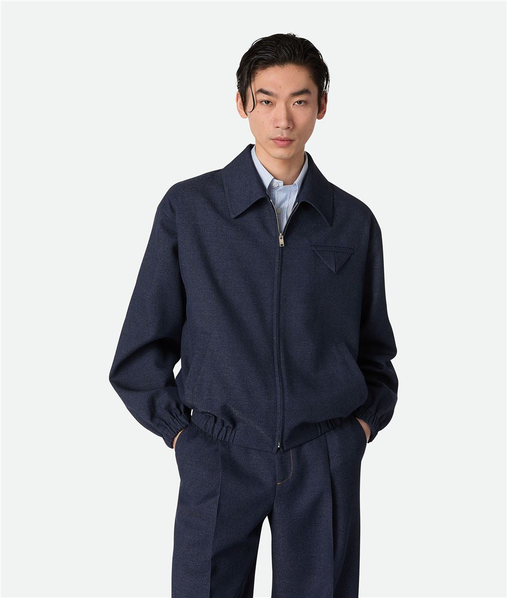 MELANGE WOOL BLOUSON