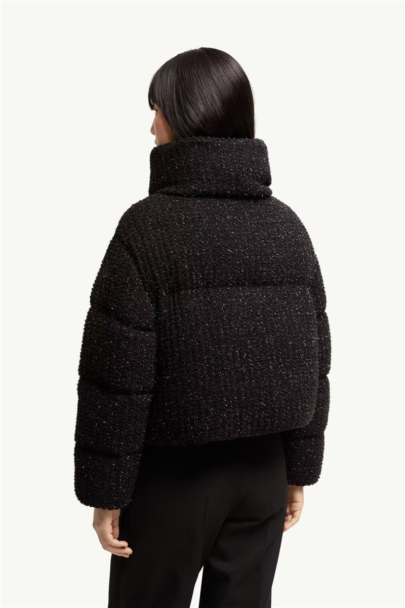 Almee teddy short down jacket-MONCLER-Verso