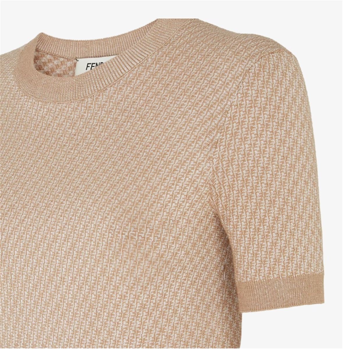 FF SILK AND WOOL JUMPER - FENDI - Verso